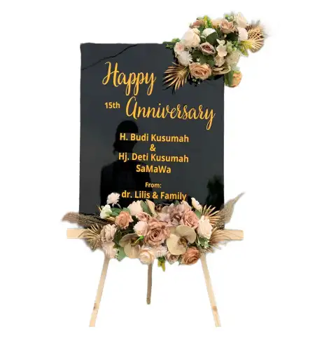 Papan Bunga Akrilik Walen