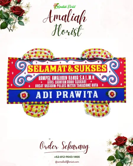 Papan Bunga Ucapan Selamat Walen
